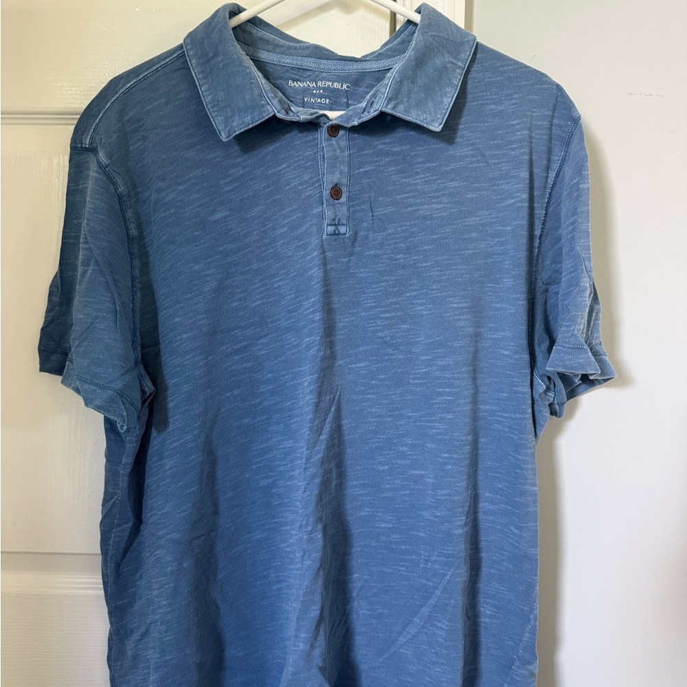 Banana Republic Men's Slate Polo Shirt